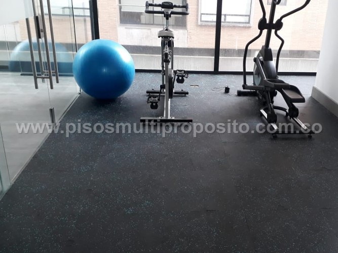 Suelo De Goma Para Gimnasio